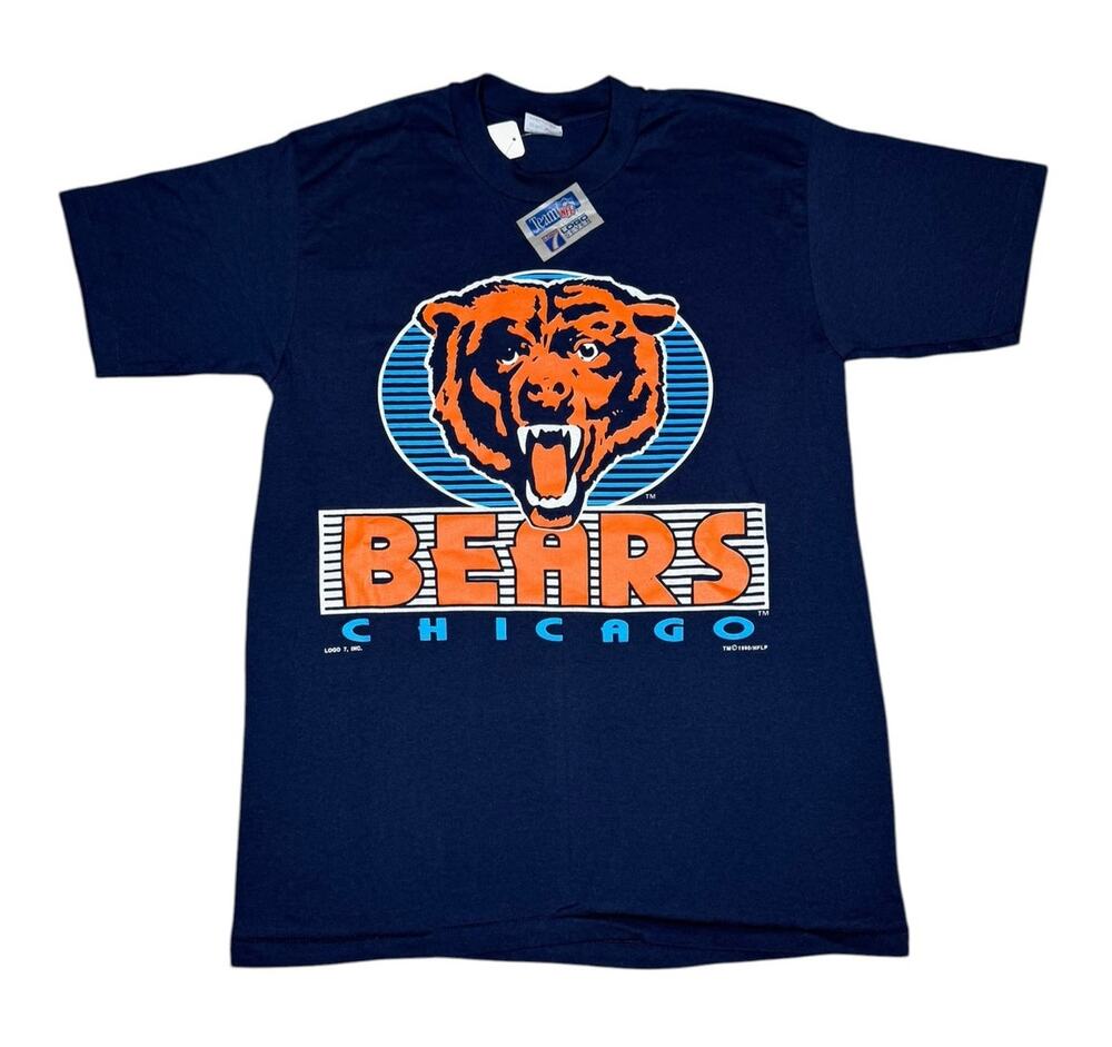 Vintage 90s Logo 7 Chicago Bears NFL T-Shirt